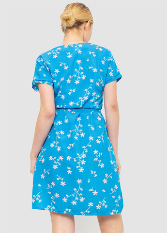 Темно-блакитна кежуал сукня Ager з квітковим принтом