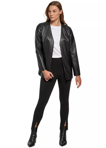 Черный женский жакет Calvin Klein однотонный - демисезонный