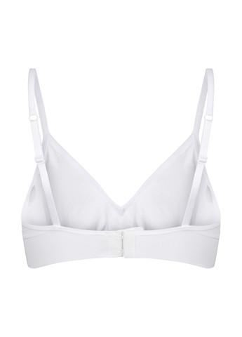 Белый брасьер бюстгальтер Lee без косточек полиэстер