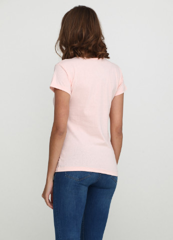 Светло-розовая летняя футболка Tenkie