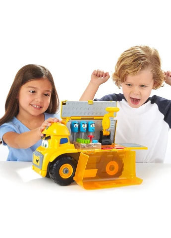 Машинка Junior Crew Fix-It Phillip Веселая мастерская (82460) Cat (255254744)