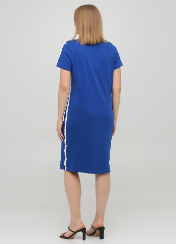Темно-синя кежуал сукня сукня-футболка Collection L однотонна