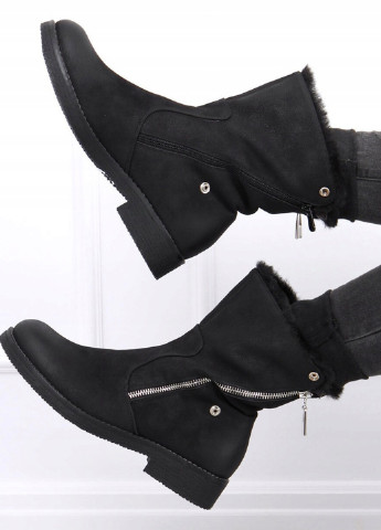 Зимние ботинки SDS с молнией, с мехом из искусственной кожи