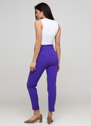 Фиолетовые кэжуал демисезонные зауженные брюки BSB