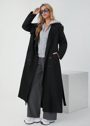 Плащ SHEIN на пуговицах демисезон (341532642)