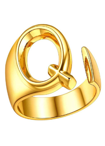 Регулируемое кольцо с буквой Q A&Bros (251914986)