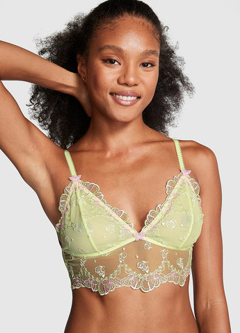 Салатовий демісезонний комплект (бюстгальтер, трусики) Victoria's Secret