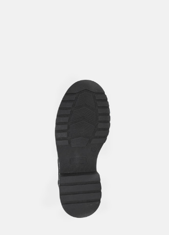 Осенние ботинки rf40754-11 черный Favi из натуральной замши