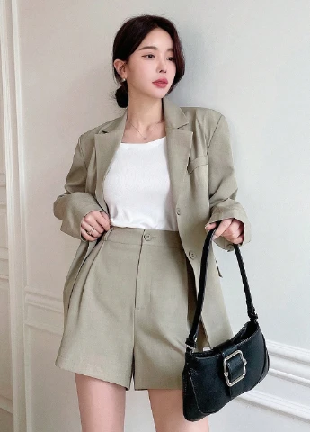 Костюм (жакет, шорты) SHEIN (331034930)