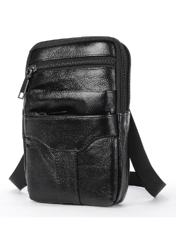 Кожаная поясная сумка 11,5х18,5х4 см Vintage (242187961)