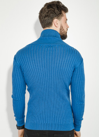 Синий демисезонный свитер хомут Apex Triko
