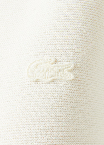Кремовый демисезонный свитер Lacoste