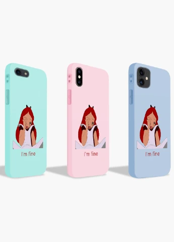 Чехол силиконовый Apple Iphone 7 plus Алиса я в порядке Дисней (Alice in Wonderland Disney) (17364-1440) MobiPrint (219508807)