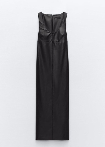 Чорна кежуал сукня Zara однотонна