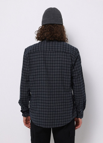 Темно-синяя кэжуал рубашка в клетку Colin's