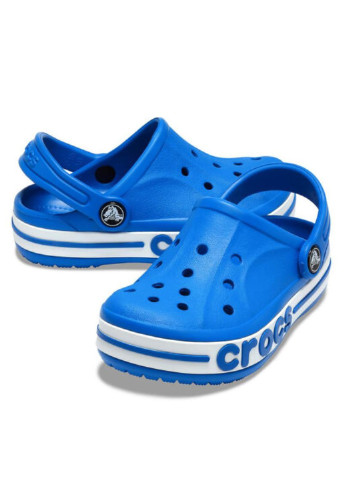Синие сабо Crocs детям