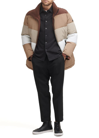 Коричнева демісезонна куртка DKNY