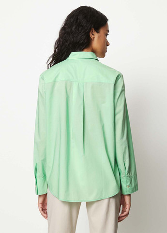 Мятная кэжуал рубашка однотонная Marc O'Polo