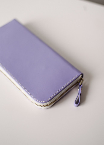 Женское портмоне-клатч ручной работы лавандового цвета из натуральной кожи с легким глянцем Boorbon (253752038)