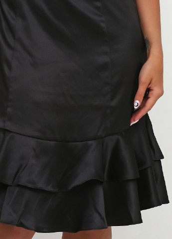 Чорна кежуал сукня, сукня кльош By Very однотонна