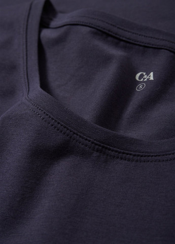 Темно-синя кежуал сукня сукня-футболка C&A однотонна