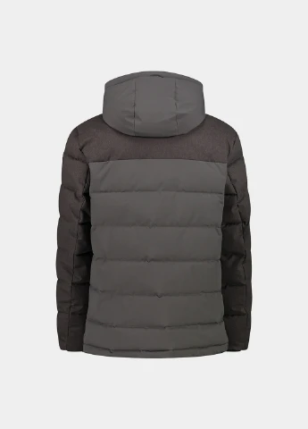 Сіра зимня куртка CMP JACKET ZIP HOOD MELANGE