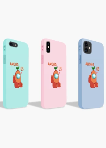 Чехол силиконовый Apple Iphone Xs Max Оранжевый Амонг Ас (Orange Among Us) (8226-2410) MobiPrint (219558998)