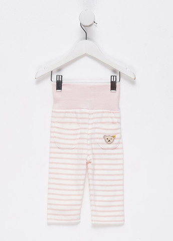 Белые кэжуал демисезонные прямые брюки Steiff