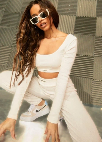 Молочные демисезонные леггинсы Boohoo