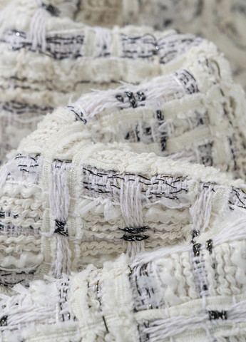 Белое кэжуал, деловое платье футляр SHEIN меланжевое