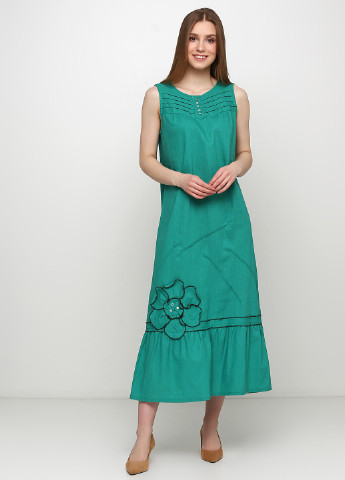 Зелена кежуал сукня а-силует Ruta-S однотонна