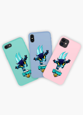 Чехол силиконовый Apple Iphone Xs Max Темный Ворон Бравл Старс (Dark Crow Brawl Stars) (8226-1706) MobiPrint (219561407)