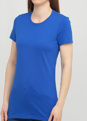Синяя летняя футболка Canvas