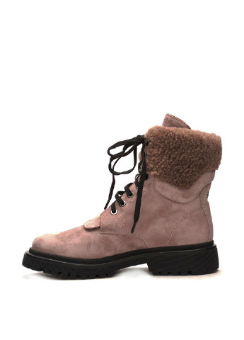 Осенние ботинки Sasha Fabiani без декора из натуральной замши
