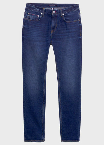 Синие демисезонные прямые джинсы Tommy Hilfiger