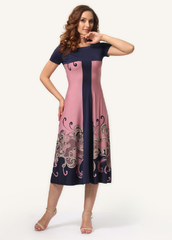 Світло-рожева кежуал сукня, сукня а-силует Alika Kruss турецькі огірки