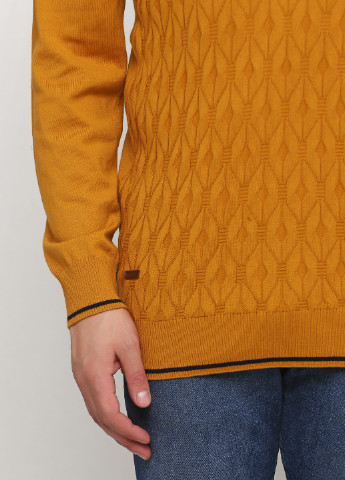 Горчичный демисезонный пуловер пуловер Vip Ston