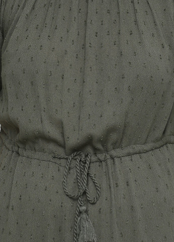 Оливковое (хаки) кэжуал платье H&M с рисунком