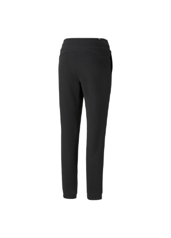Черные демисезонные штаны essentials+ embroidered fleece women's pants Puma