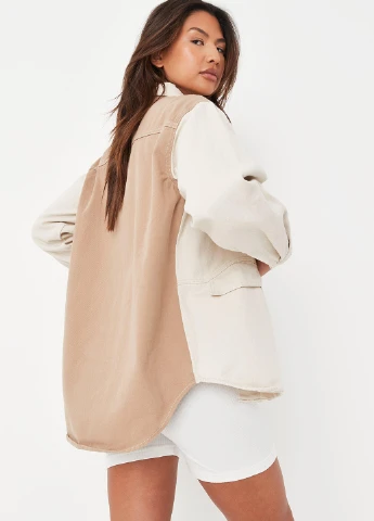 Цветная кэжуал рубашка колор блок Missguided