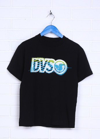 Чорна літня футболка з коротким рукавом DVS