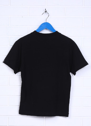 Черная летняя футболка с коротким рукавом DVS