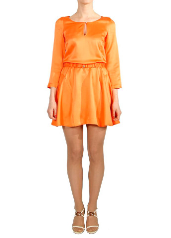 Оранжевое кэжуал платье Patrizia Pepe