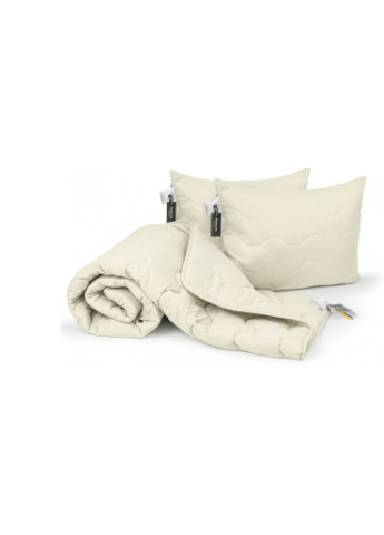 Ковдра Набір вовняний №1680 Eco Light Creamy Ковдра 172х205+ подушка (2200002656818) Mirson (254080511)