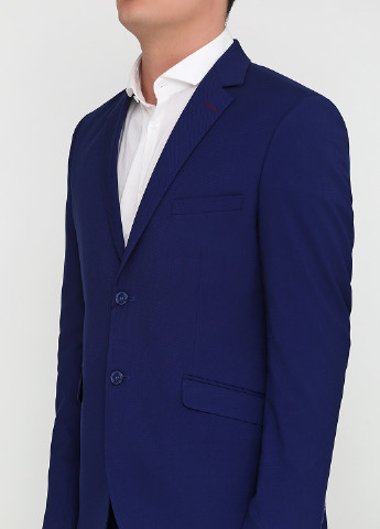 Синий демисезонный костюм (пиджак, брюки) брючный Favorite