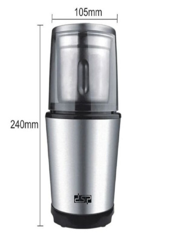 Профессиональная кофемолка KA-3036 мощная на 50 гр 200 Вт DSP (253720280)