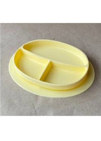 Детский силиконовый набор посуды для детей из пяти предметов (8425361-Т) Желтый Francesco Marconi (251406113)