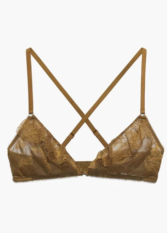 Оливковый бюстгальтер Savage X Fenty полиамид