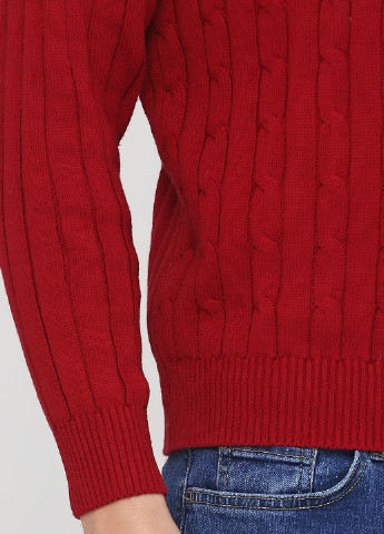 Вишневый демисезонный свитер Ralph Lauren