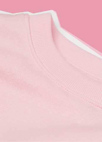 Світшот H&M - крій малюнок світло-рожевий кежуал - (235745566)